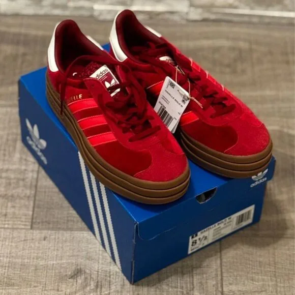 NWT !! - ADIDAS - Original Women's Gazelle BOLD Shoes - SIZE: 8.5 - Picture 4 of 11